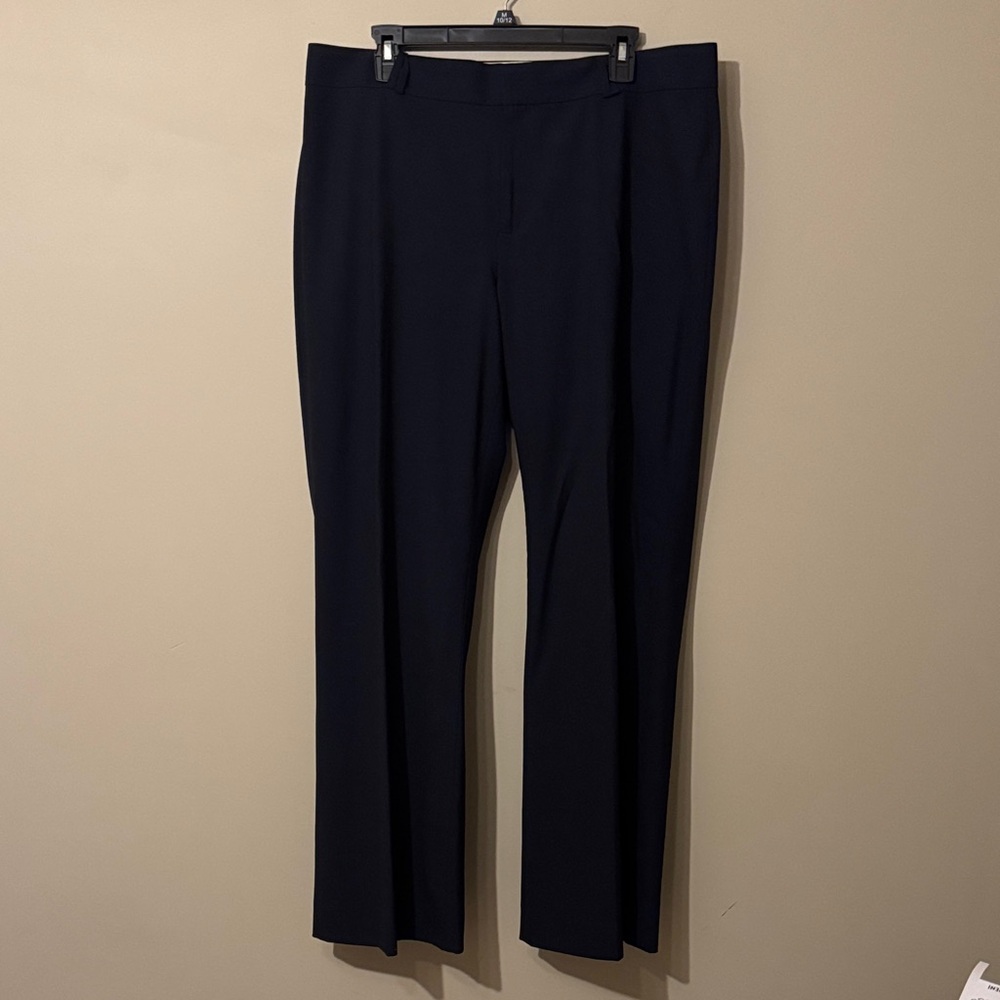 Banana Republic Jackson Curvy Fit Pants, Navy Blue, size 16